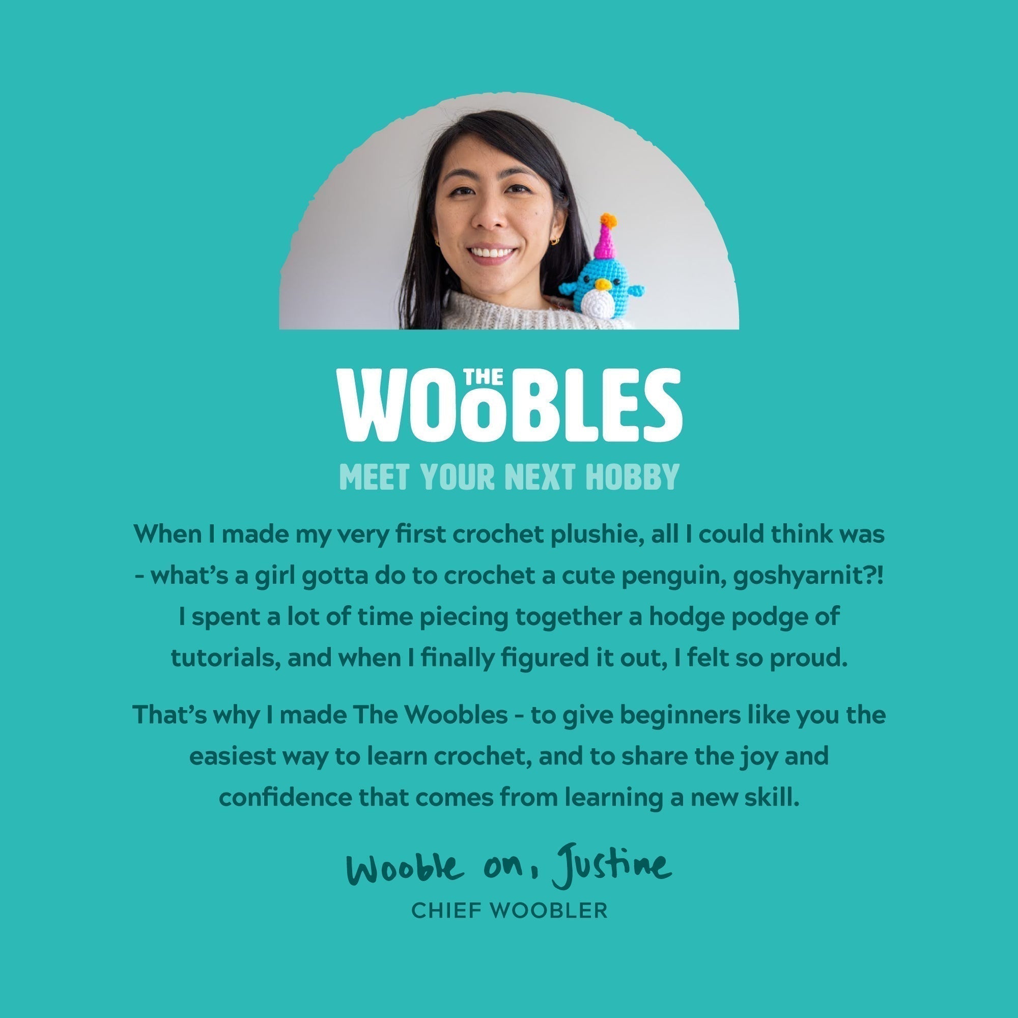 Bjørn the Narwhal Pastel Crochet Kit
